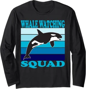 Whale watching Squad Long Sleeve T-Shirt