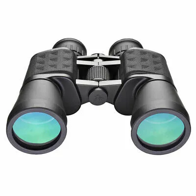 Wide Angle 10x50mm Zoom Binoculars Telescope Phone Adapter Mount & Carry Bag Kit