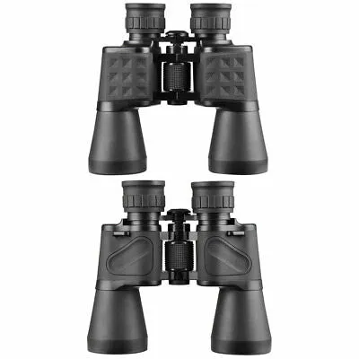 Wide Angle 10x50mm Zoom Binoculars Telescope Phone Adapter Mount & Carry Bag Kit