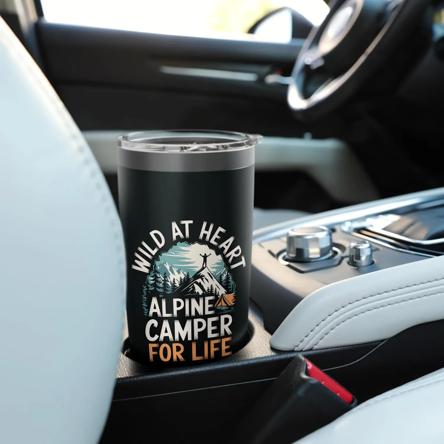 Wild at Heart Alpine Camper for Life Alpine Camping Stainless Steel Insulated Tumbler