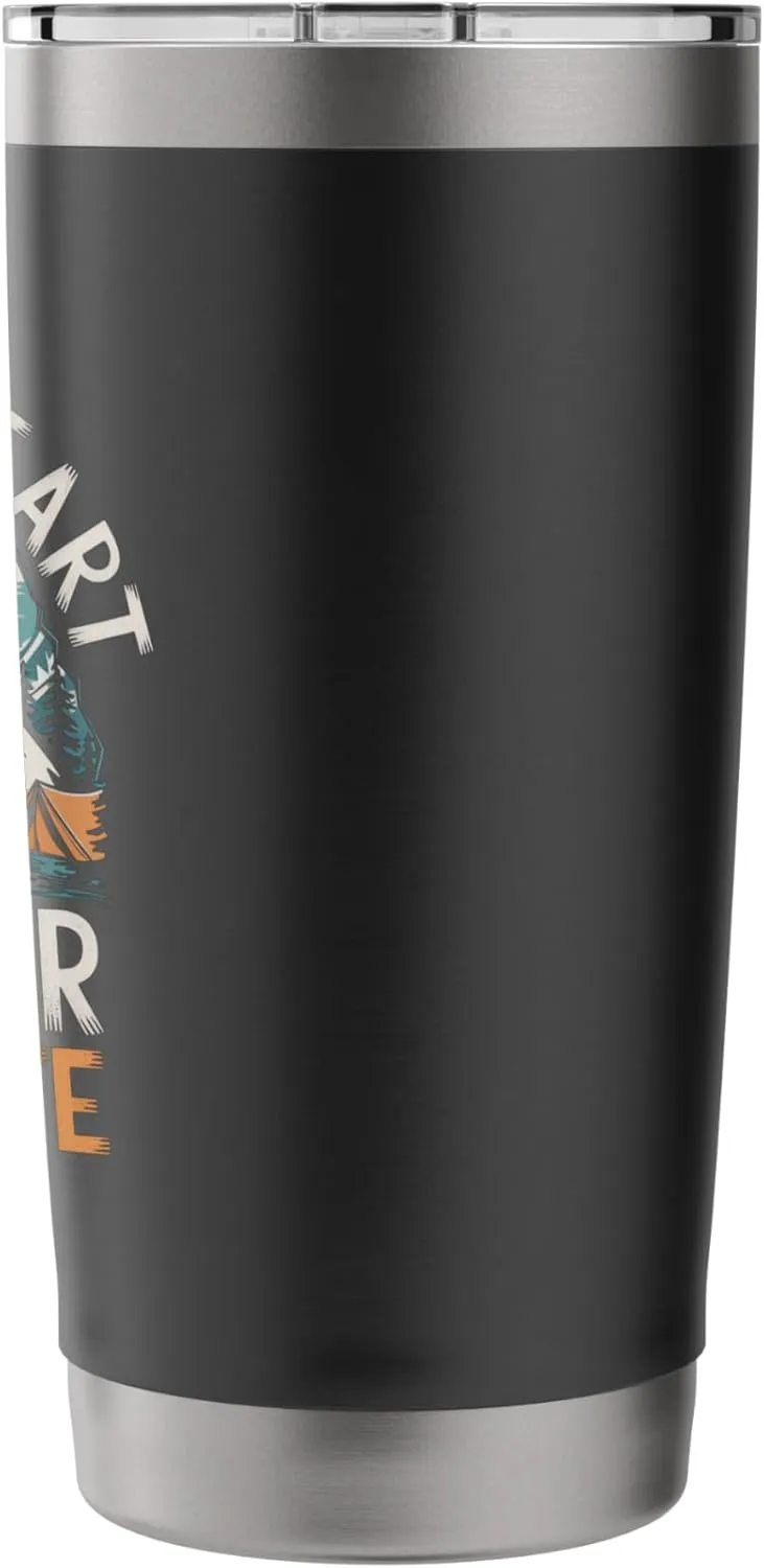 Wild at Heart Alpine Camper for Life Alpine Camping Stainless Steel Insulated Tumbler
