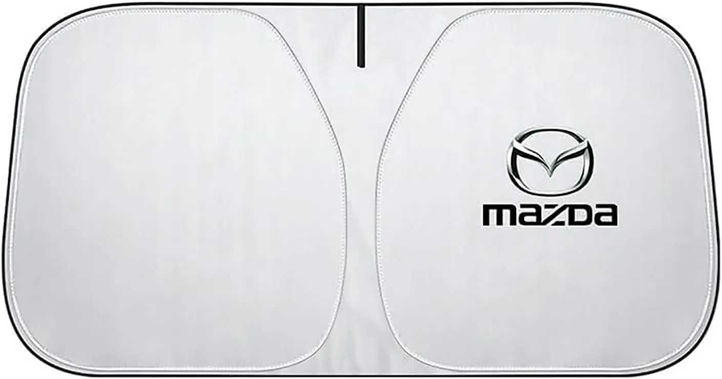 Windshield Sun Shade for Mazda Biante 2008-2018, Sun Protection Car Windshield Sun Shade Full Coverage Windshield Sunshade Automotive Windshield Sunshades,L 145cm*80cm