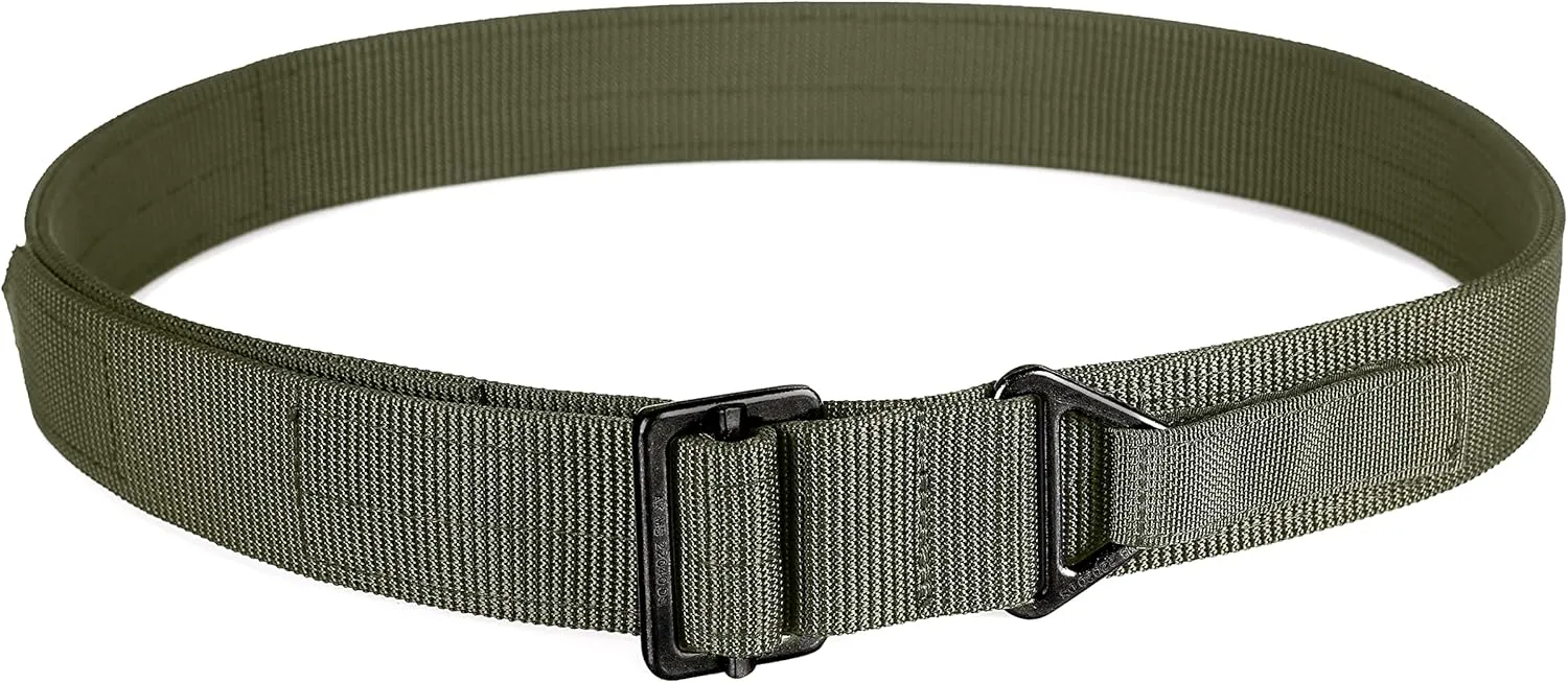 WOLF TACTICAL Heavy Duty Riggers Belt - Stiffened 2-Ply 1.75” Nylon EDC Gun Belt
