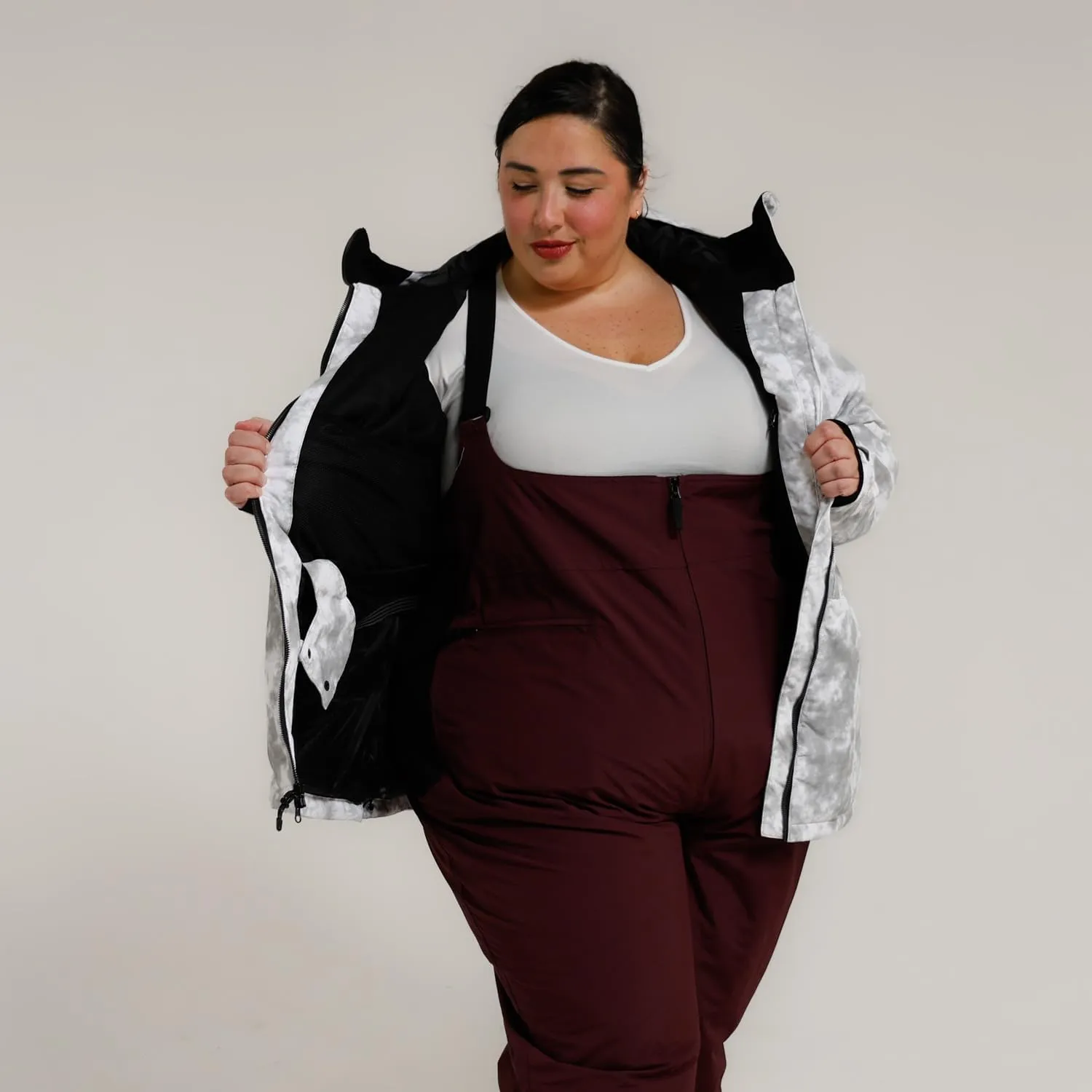 Womens Plus Size 1X-6X Trust Snowboarding Ski Coat Jacket
