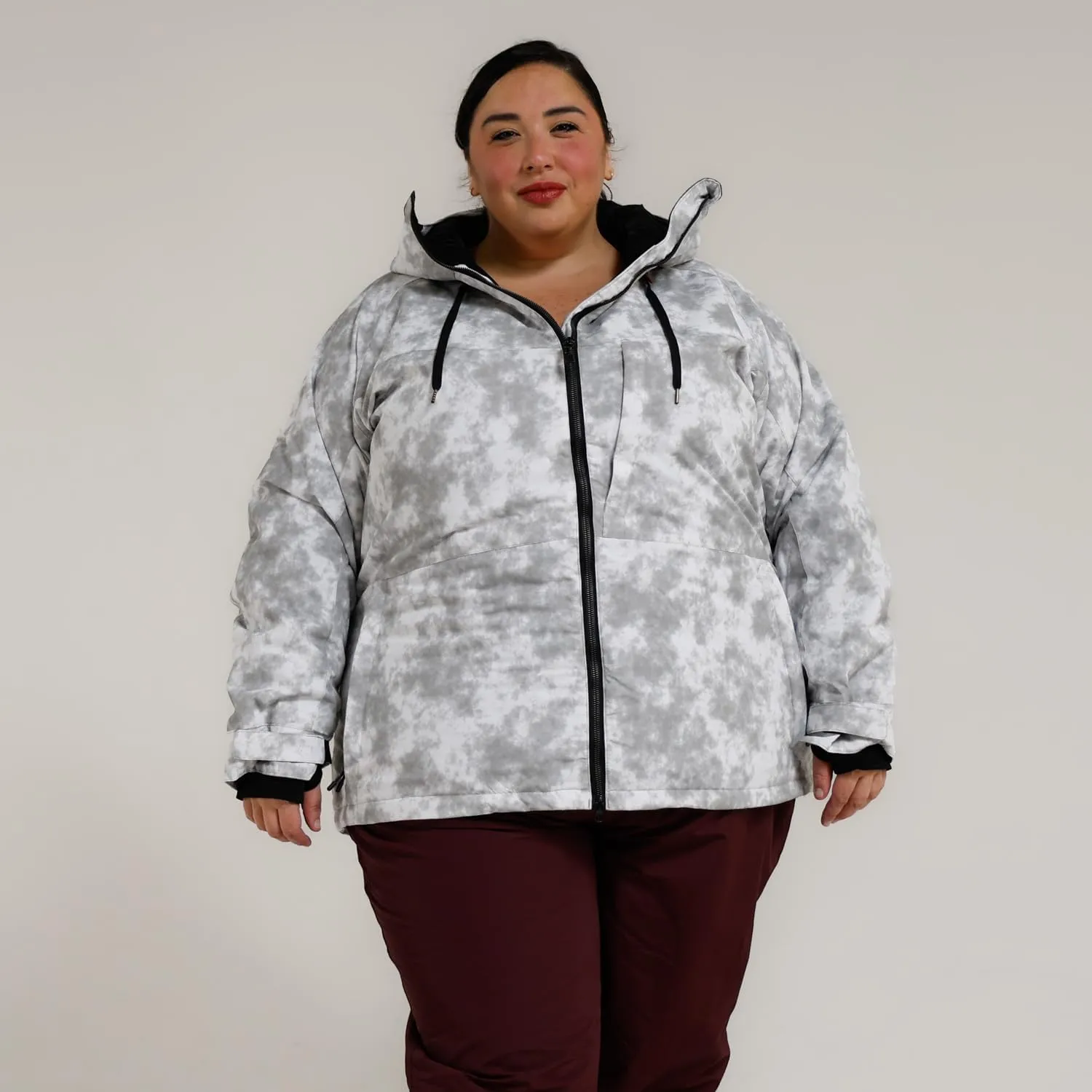 Womens Plus Size 1X-6X Trust Snowboarding Ski Coat Jacket