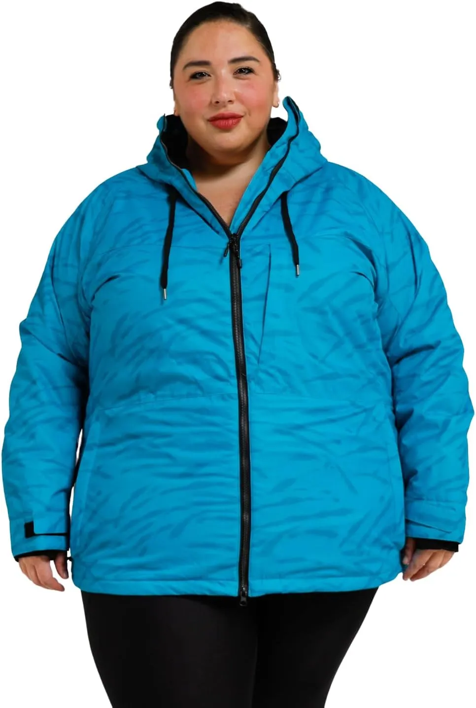 Womens Plus Size 1X-6X Trust Snowboarding Ski Coat Jacket