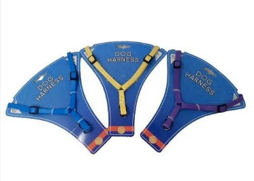 World Of Pets Dog Harness, 3 Colours, Blue. Purple, Yellow, 20-35cm
