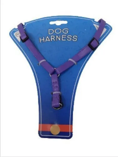 World Of Pets Dog Harness, 3 Colours, Blue. Purple, Yellow, 20-35cm