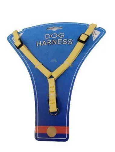 World Of Pets Dog Harness, 3 Colours, Blue. Purple, Yellow, 20-35cm