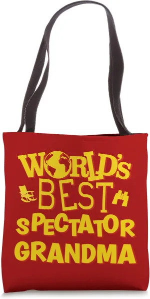 World's Best Sports Spectator Fan My Grandma Tote Bag