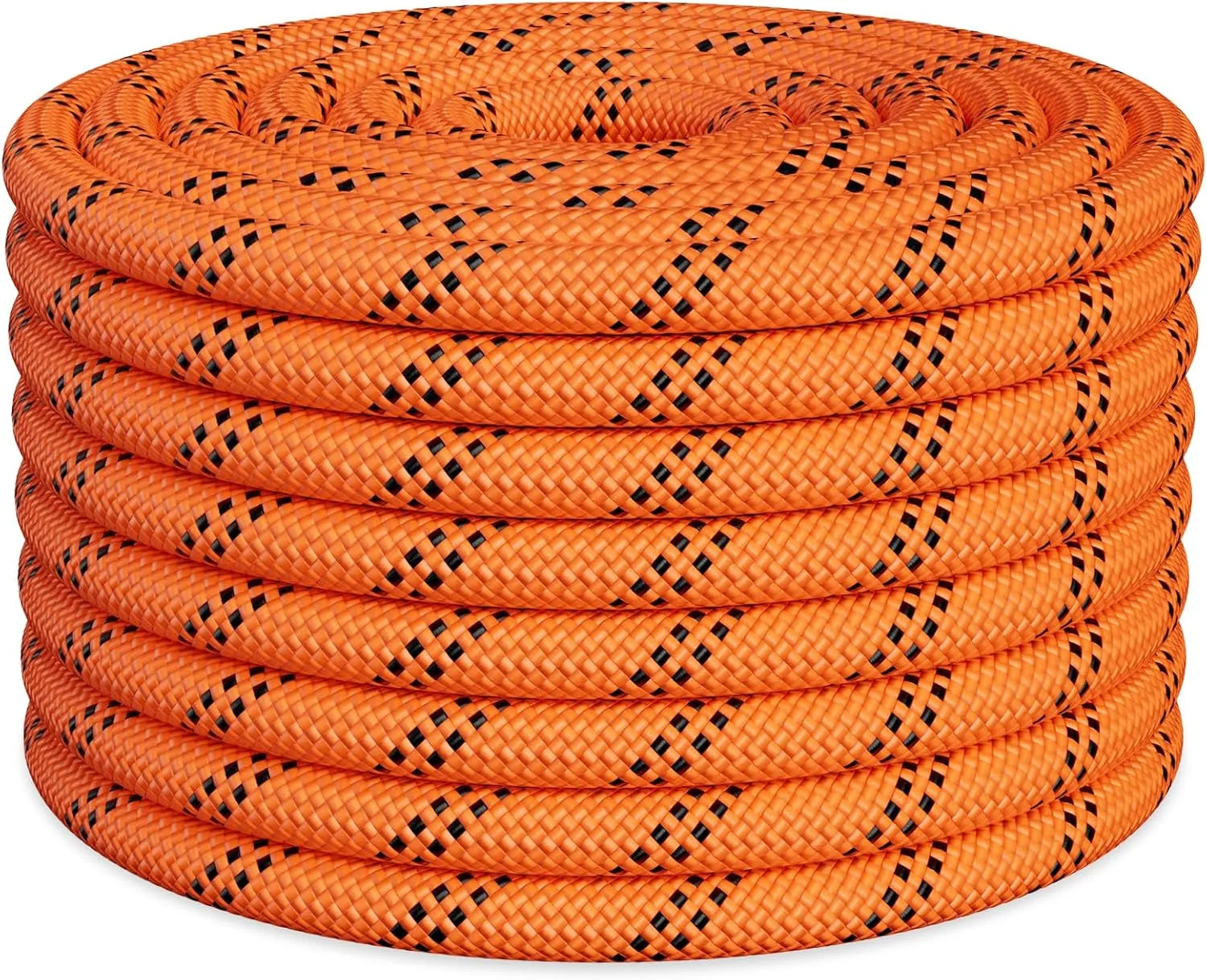 X XBEN Braided Polyester Arborist Rope 3/4 inch X 120ft, 48 Strands, 12 Inner core,8626 LBS Breaking Strength Outdoor Rope, Arborist Rigging Rope for Rock Hiking Camping Swing Tree Rescue