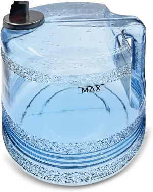 xcivi 1 Gallon/ 4L Distiller Water Container, Replacement Collection Bottle, Portable Plastic Gallon Pot Canteen, Compatible with Megahome and Other Countertop Water Distillers