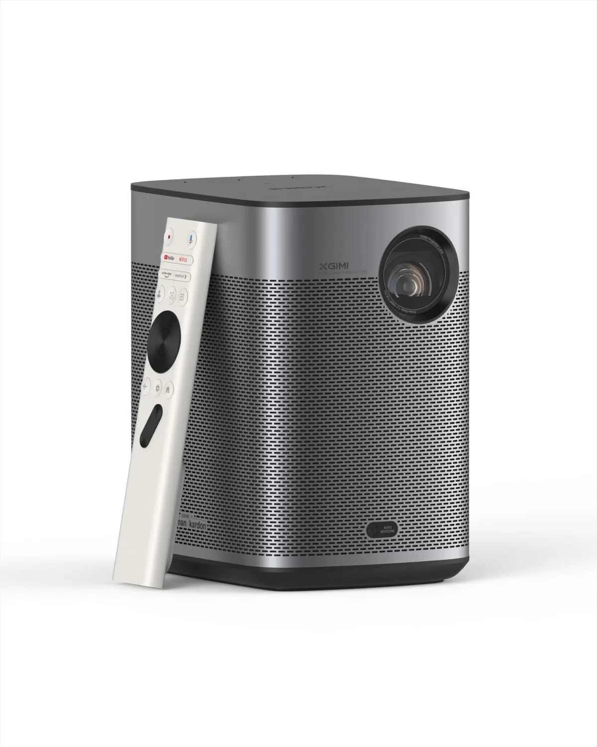 XGIMI Halo  GTV NEW Portable Projector, Google TV with Licensed Netflix, 700 ISO Lumens, 2 x 5W Harman Kardon Speakers, Auto Focus, ISA, Wi-Fi, Built-in Battery with 2.5 Hours Playtime