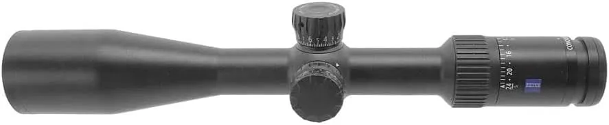 ZEISS Conquest V4 6-24x50 Riflescope with Illuminated Plex Reticle (#60) - External Elevation Turret - Ballistic Stop - Adjustable Parallax - .25 MOA