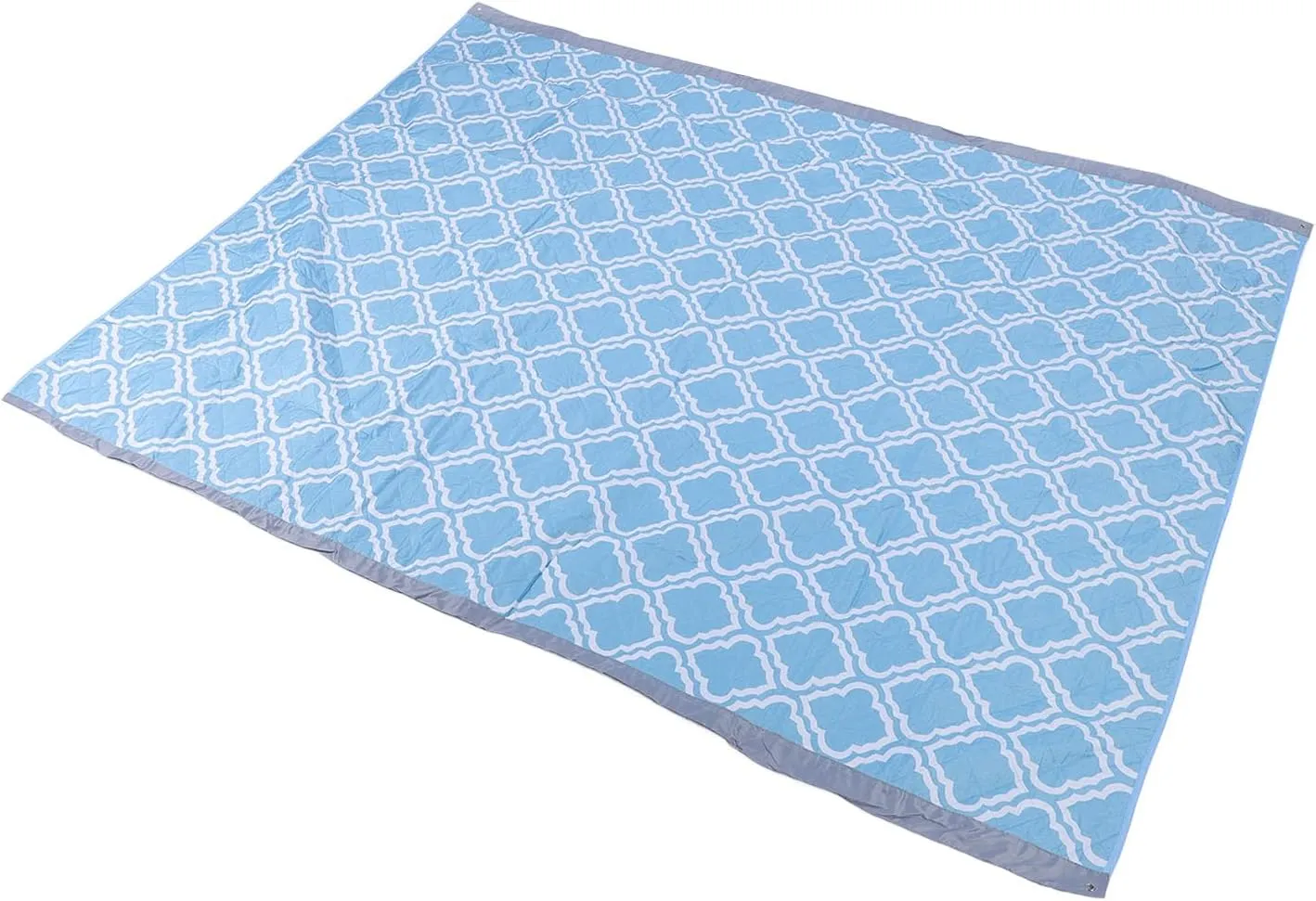 Zerodis Picnic Blanket Blankets Fabric Outdoor Picnic Double Sided Rainproof Mat Easy to Fold and Lightweight Sand Beach Mat for Family Dinners Soft and (Blue)