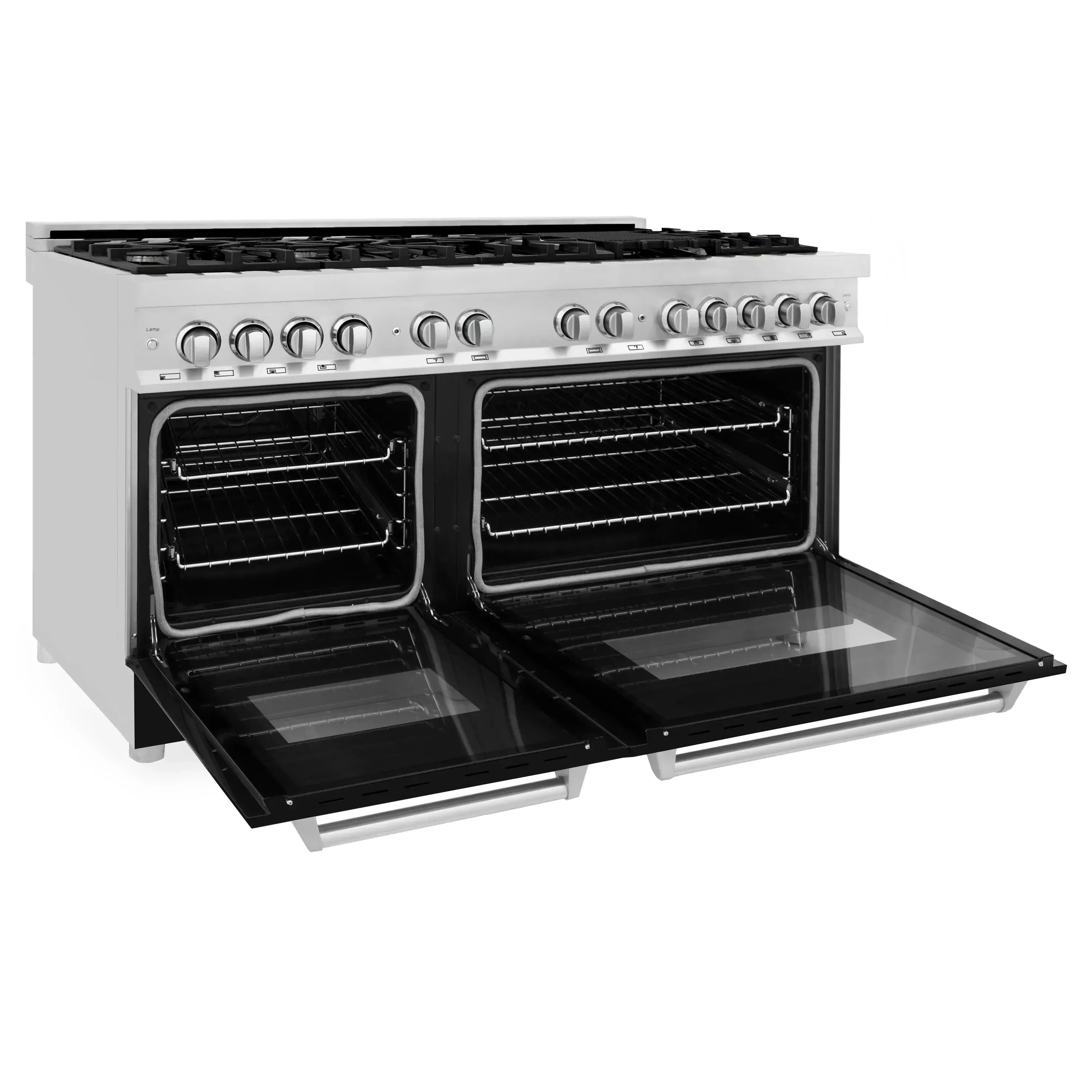 ZLINE 60" 7.4 cu. ft. Dual Fuel Range with Gas Stove and Electric Oven in Stainless Steel