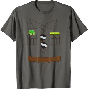 Zoo Keeper Halloween Costume DIY Jungle Safari Explorer Gift T-Shirt