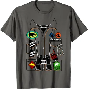 Zoo Keeper Halloween Costume DIY Jungle Safari Explorer Gift T-Shirt