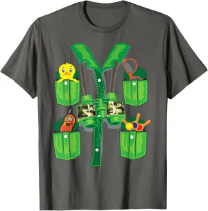 Zoo Keeper Halloween Costume DIY Jungle Safari Explorer Gift T-Shirt